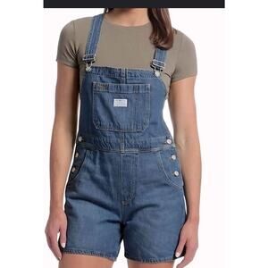Levi’s Vintage-Inspired Denim Short Overalls/Classic  Size Small/ ✨